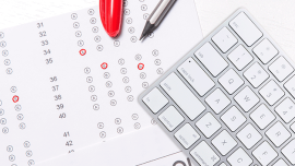 computer keyboard test marking matrix