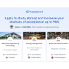 Apply to study abroad and increase your chances of acceptance up to 95%